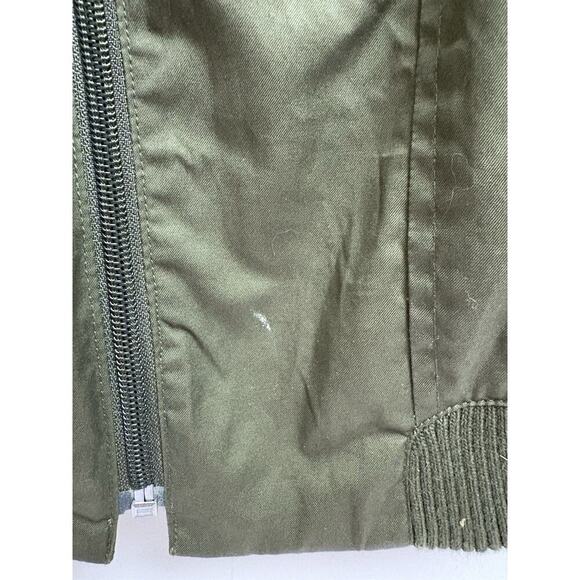 Lizgolf Women's ZIp Front Vest Olive Green SIze M Sleeveless Pockets - Picture 3 of 7